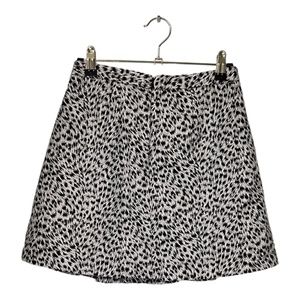 MICHAEL Michael Kors | Animal Print Pleaded Skater Mini Skirt | Size: 0